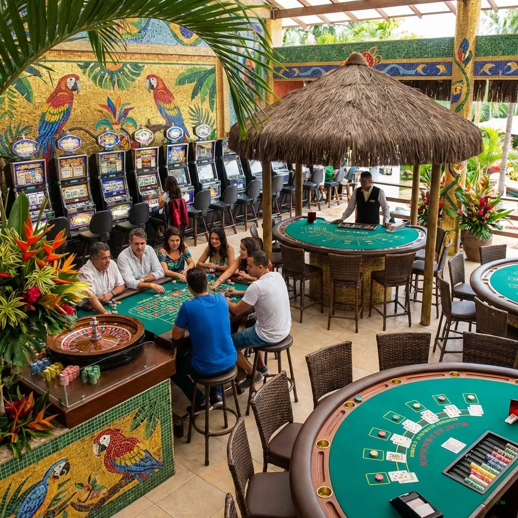 7777m Brasil poster com brand elements